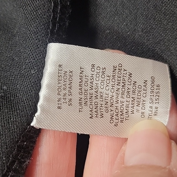 Ryan Wythe Size 0X (XL/16) Black Sleeveless Cocktail/Career Dress - Picture 8 of 9